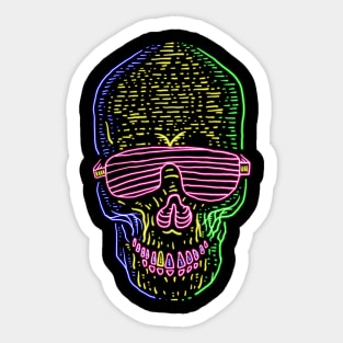 Skullneon Sticker